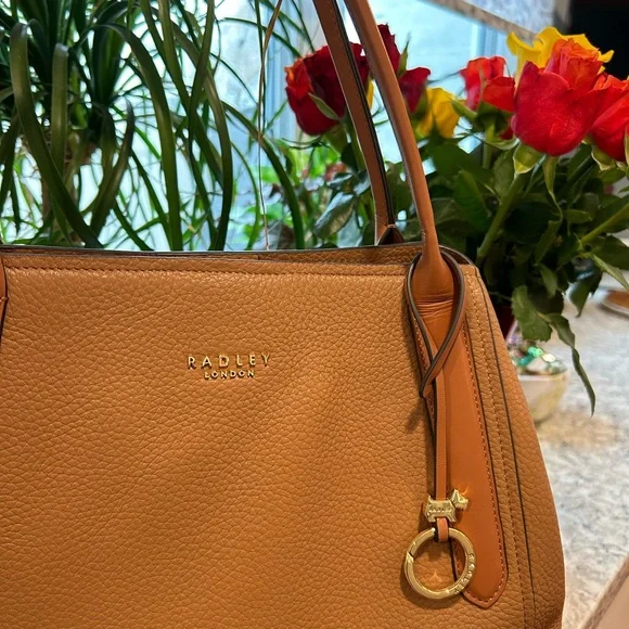 RADLEY LONDON Baylis Road Tan Leather Bag - Picture 3 of 11